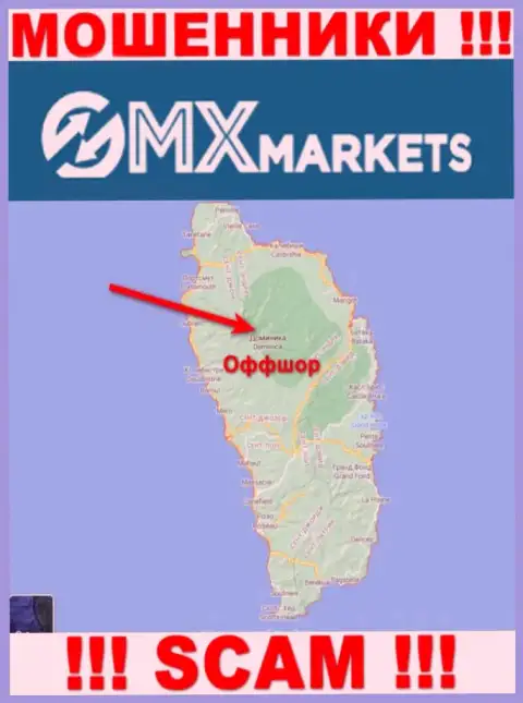 Не верьте интернет-мошенникам GMXMarkets, так как они находятся в оффшоре: Доминика