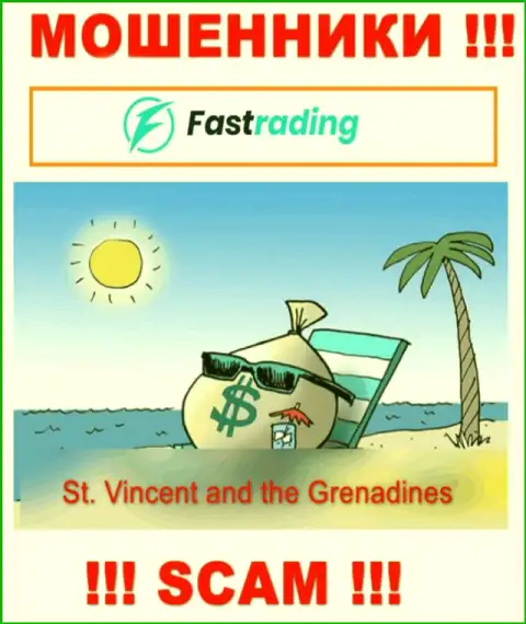 Офшорные интернет-мошенники FasTrading Com скрываются здесь - St. Vincent and the Grenadines