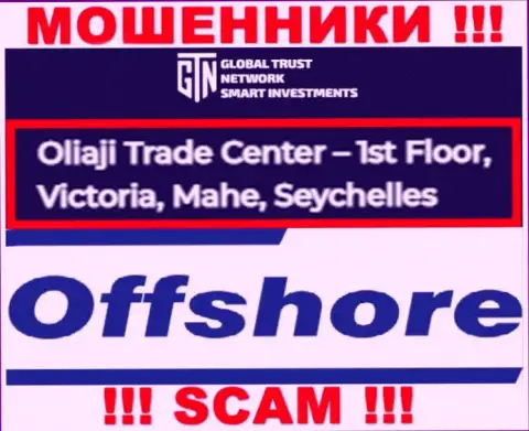 Офшорное расположение ГТН Старт по адресу - Oliaji Trade Center - 1st Floor, Victoria, Mahe, Seychelles позволило им свободно обворовывать