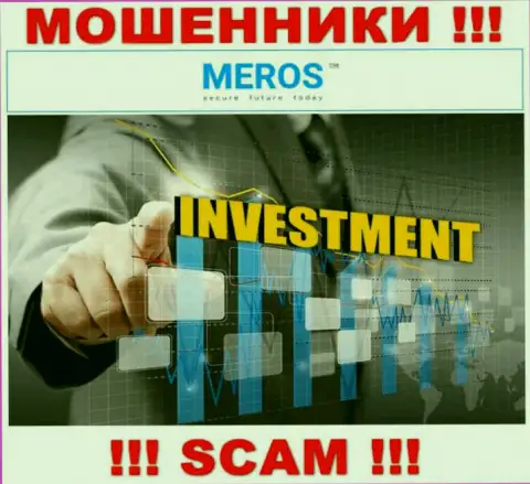 Meros TM жульничают, предоставляя мошеннические услуги в сфере Инвестиции