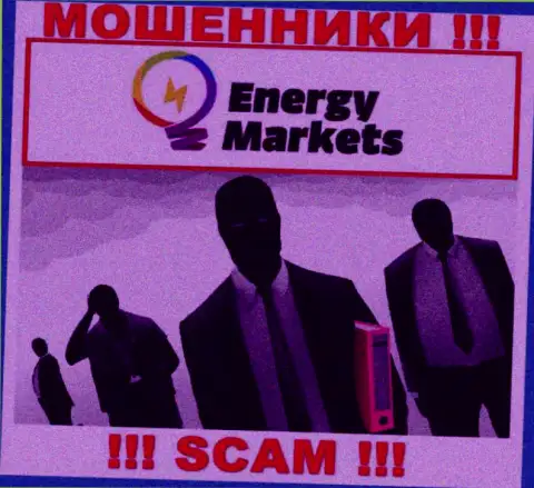 EnergyMarkets предпочли оставаться в тени, информации о их руководителях Вы найти не сможете