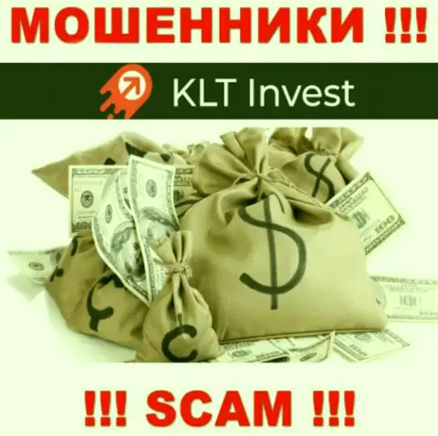 KLT Invest - это ЛОХОТРОН !!! Завлекают жертв, а после забирают их деньги