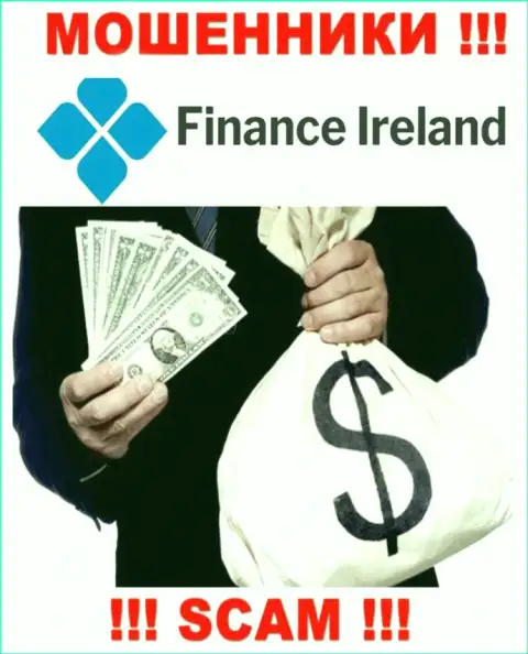 В брокерской конторе Finance Ireland лишают денег доверчивых клиентов, требуя отправлять деньги для погашения процентной платы и налогового сбора