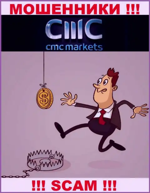 На требования мошенников из дилингового центра CMCMarkets Com покрыть комиссионные сборы для возвращения финансовых активов, отвечайте отрицательно