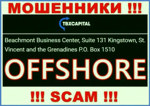 TBX Capital - это ОБМАНЩИКИТБХ КапиталСидят в оффшоре по адресу - Beachmont Business Center, Suite 131 Kingstown, Saint Vincent and the Grenadines