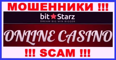 BitStarz - это мошенники, их деятельность - Casino, нацелена на кражу денег наивных людей