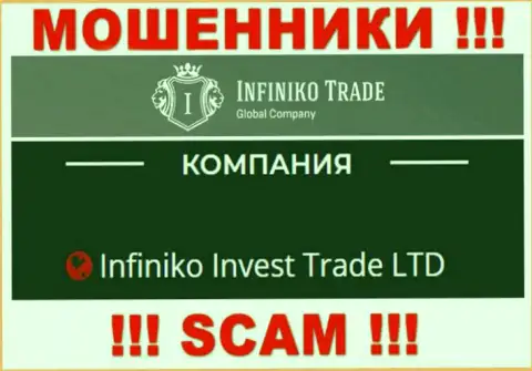 Infiniko Invest Trade LTD это юр. лицо махинаторов InfinikoTrade