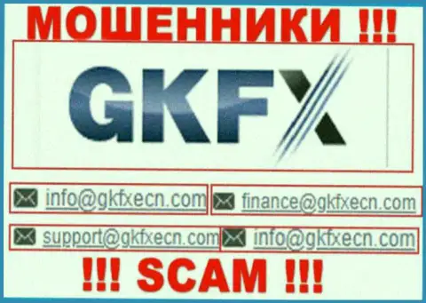 В контактной инфе, на сайте мошенников GKFX Internet Yatirimlari Limited Sirketi, представлена эта электронная почта