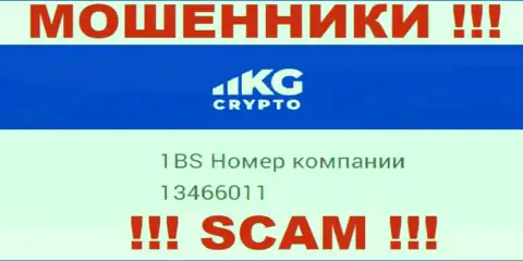 Рег. номер конторы CryptoKG, в которую накопления лучше не отправлять: 13466011