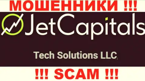 Компания JetCapitals Com находится под управлением конторы Теч Солюшинс ЛЛК
