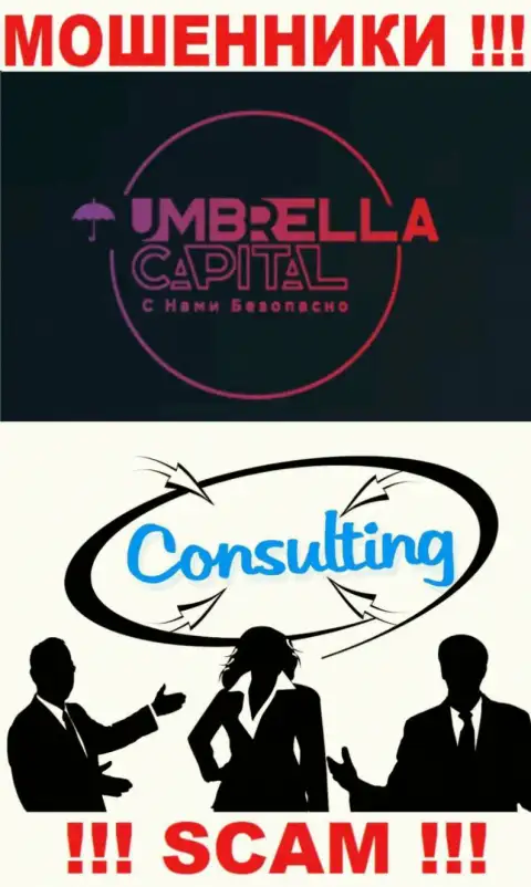 Umbrella Capital - это МАХИНАТОРЫ, направление деятельности которых - Consulting
