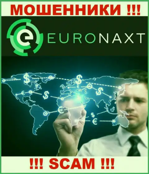 Не отправляйте финансовые средства в EuroNaxt Com, род деятельности которых - Брокер