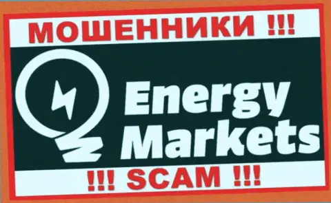 Логотип МОШЕННИКОВ Energy-Markets Io