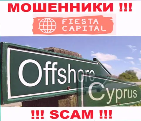 Офшорные internet-мошенники Фиеста Капитал УК Лтд прячутся тут - Cyprus