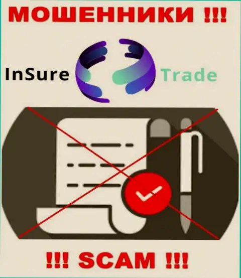 Верить Insure Trade не надо !!! На своем сайте не показывают лицензионные документы