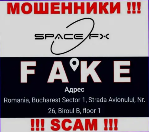SpaceFX Org - это обычные мошенники !!! Не собираются указывать реальный адрес конторы