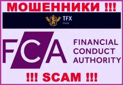 TFX FINANCE GROUP LTD организовали себе лицензию на осуществление деятельности от офшорного проплаченного регулирующего органа - FCA