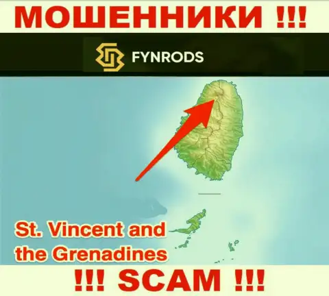 Финродс Ком - это ВОРЮГИ, которые официально зарегистрированы на территории - Saint Vincent and the Grenadines