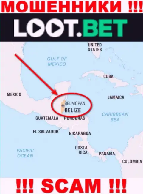 Советуем избегать совместного сотрудничества с internet-мошенниками Loot Bet, Belize - их место регистрации