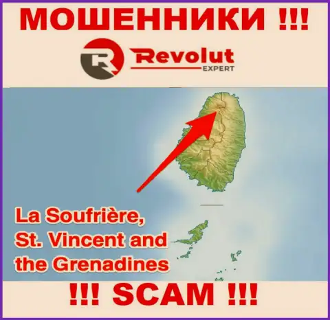 Контора RevolutExpert Ltd это мошенники, базируются на территории Сент-Винсент и Гренадины, а это оффшор