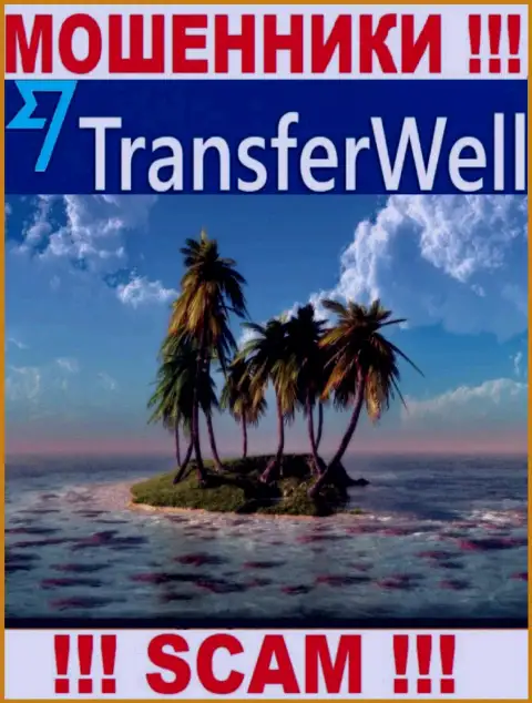 Не угодите в грязные лапы internet-мошенников TransferWell Net - не представляют информацию об местоположении