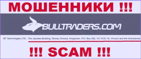 Bull Traders - это АФЕРИСТЫ !!! Спрятались в оффшоре по адресу - The Jaycees Building, Stoney Ground, Kingstown, P.O. Box 362, VC 0100, St. Vincent and the Grenadines